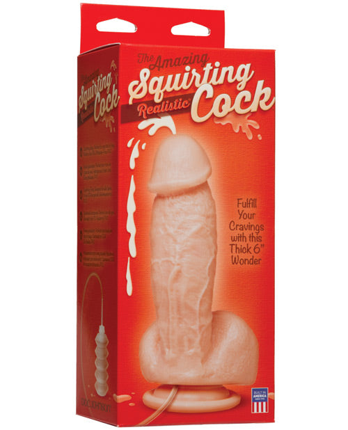 Squirting Realistic Cock W-splooge Juice - Flesh - Bossy Pearl