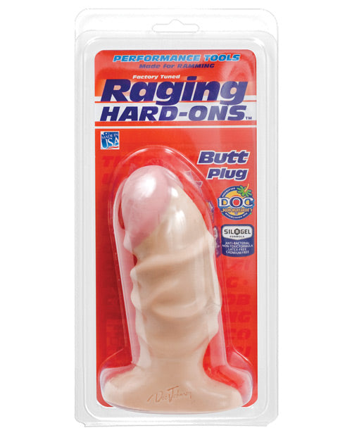 Raging Hard Ons Butt Plug - Large - Bossy Pearl