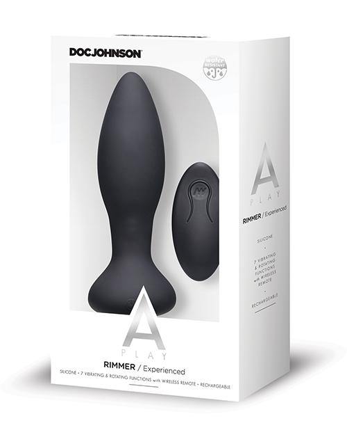 A Play Rimmer Experienced Rechargeable Silicone Anal Plug W/remote - Bossy Pearl