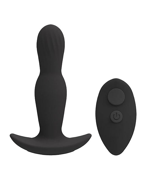 A Play Expander Rechargeable Silicone Anal Plug W/remote