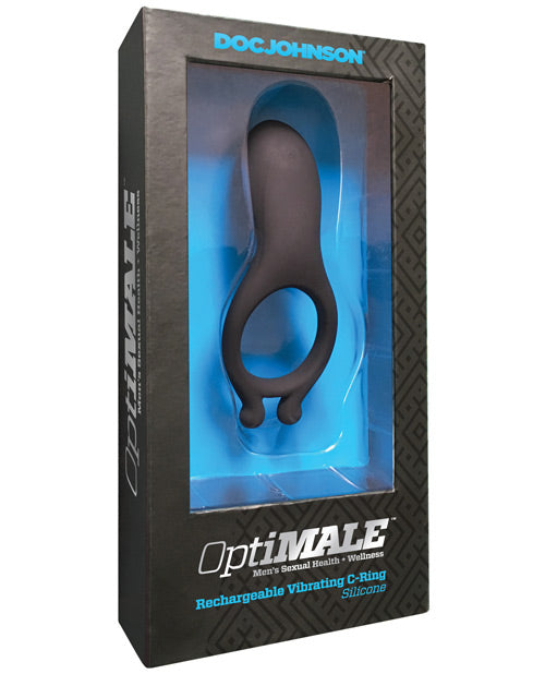 Optimale Rechargeable Vibrating C Ring - Black - Bossy Pearl