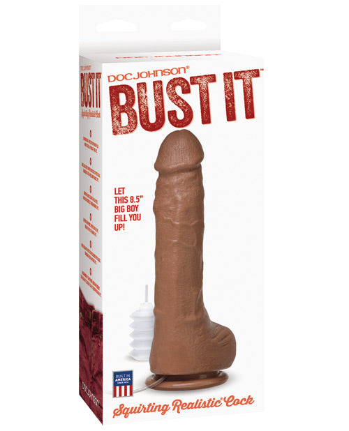 Bust It Squirting Realistic Cock Nut Butter - Bossy Pearl