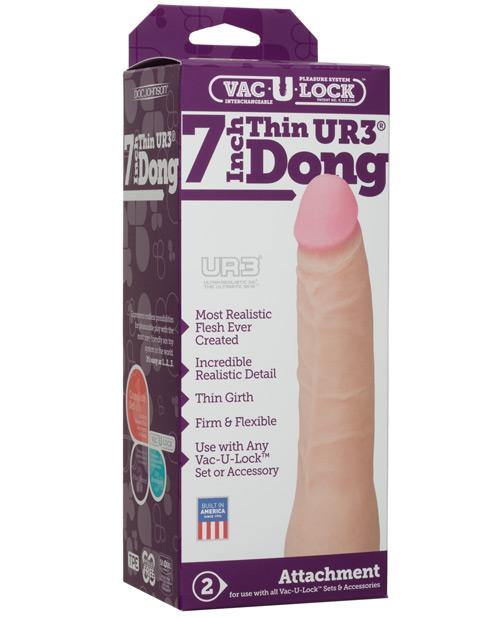 "Vac-u-lock 7"" Ultraskyn Dong" - Bossy Pearl