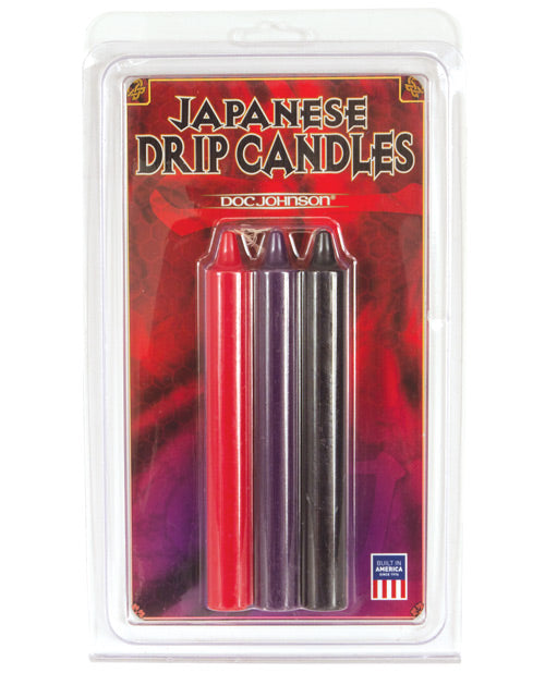 Japanese Drip Candles - Pack Of 3 - Bossy Pearl