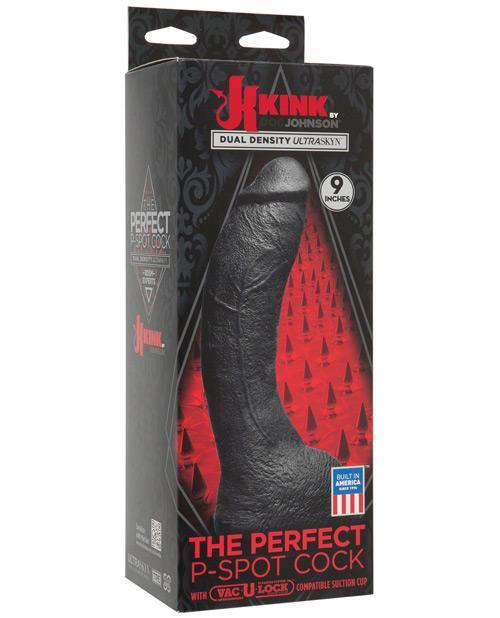 Kink The Perfect P-spot Cock W-removable Vac-u-lock Suction Cup - Bossy Pearl