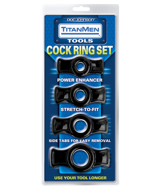 Titanmen Tools Cock Ring Set - Bossy Pearl