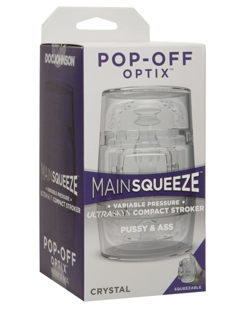 Main Squeeze Pop Off Optix - Crystal Pussy & Ass - Bossy Pearl