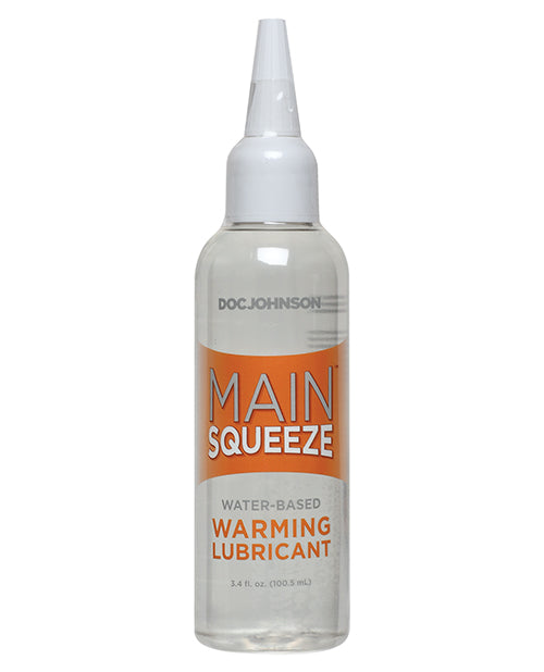 Main Squeeze Warming Water-based Lubricant - 3.4 Oz - Bossy Pearl