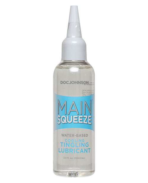 Main Squeeze Cooling-tingling Water-based Lubricant - 3.4 Oz - Bossy Pearl