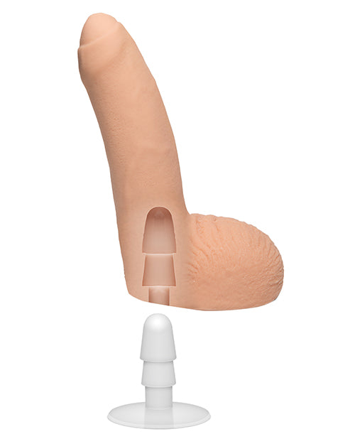 Signature Cocks Ultraskyn 8" Cock W-removeable Vac-u-lock Suction Cup - William Seed - Bossy Pearl