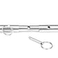 Lux Fetish Expandable Bar Spreader Set W-leatherette Cuffs - Bossy Pearl