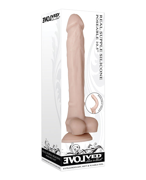 Evolved Real Supple Silicone Poseable 10.5 " - Bossy Pearl