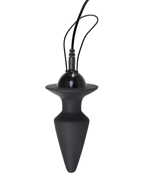 Evolved Plug & Play Remote Anal Plug - Black - Bossy Pearl