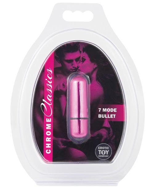 Erotic Toy Company Chrome Classics Bullet - 7 Speed - Bossy Pearl