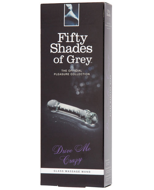 Fifty Shades Of Grey Drive Me Crazy Glass Massage Wand - Bossy Pearl