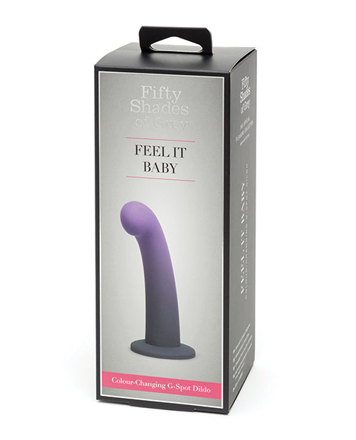 Fifty Shades Of Grey Feel It Baby Colour Changing G-spot Dildo - Bossy Pearl