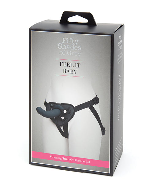 Fifty Shades Of Grey Feel It Baby Strap On Dildo Set - Bossy Pearl