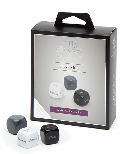 Fifty Shades Of Grey Play Nice Kinky Dice For Couples - Bossy Pearl