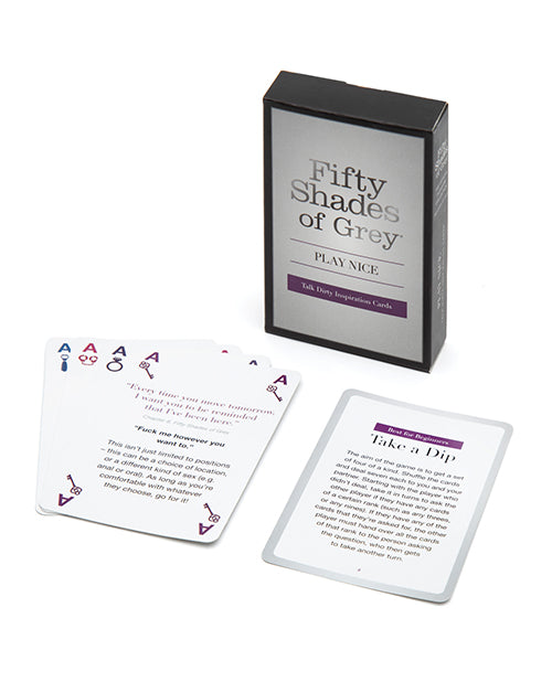 Fifty Shades Of Grey Play Nice Talk Dirty Inspiration Cards - Bossy Pearl