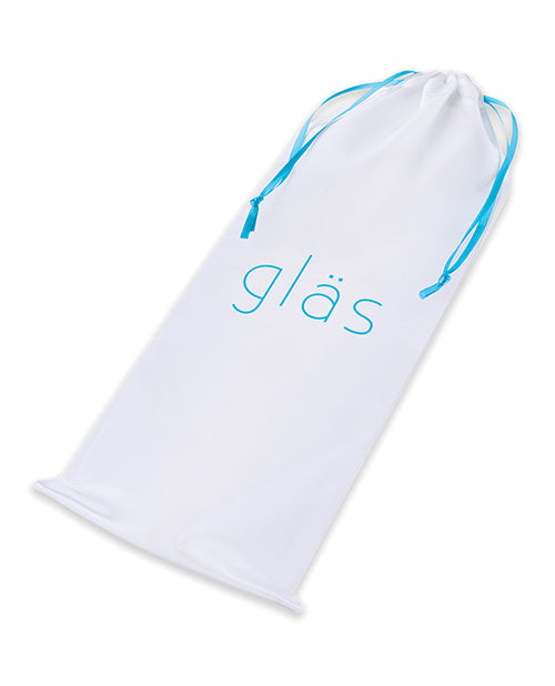 Glas 7" Straight Glass Dildo - Clear - Bossy Pearl