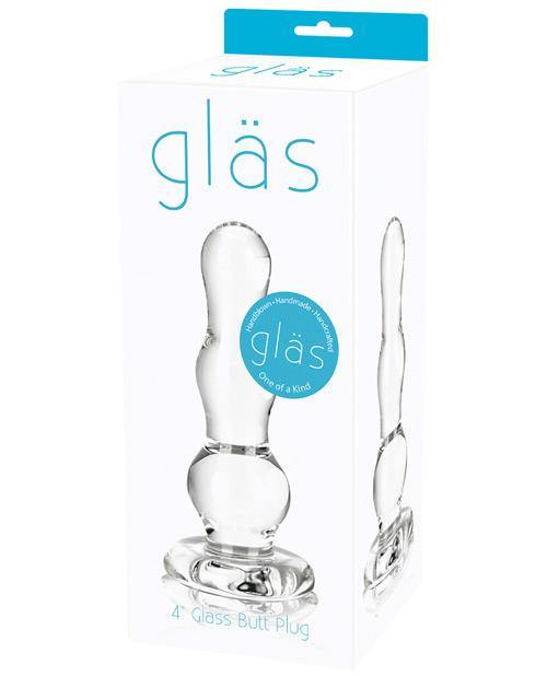 Glas Butt Plug - Clear - Bossy Pearl