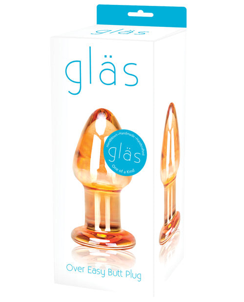 Glas Over Easy Butt Plug - Bossy Pearl