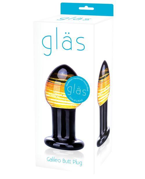 Glas Galileo Glass Butt Plug - Bossy Pearl