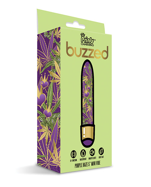 Buzzed 5" Mini Vibe - Purple Haze - Bossy Pearl