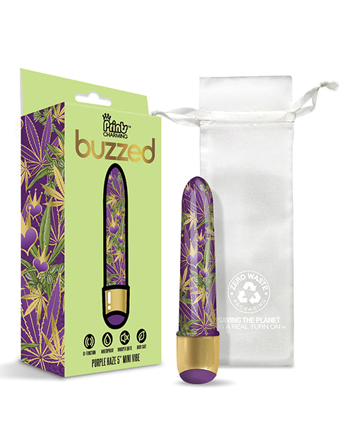 Buzzed 5" Mini Vibe - Purple Haze - Bossy Pearl