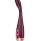 Zola Rechargeable Silicone G Spot Massager - Burgundy-rose Gold