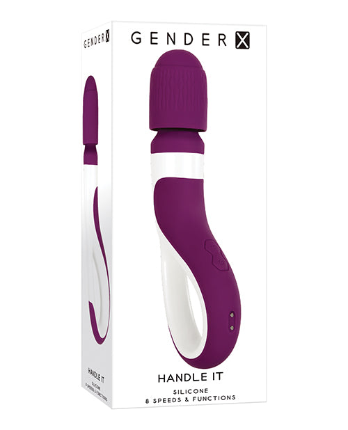 Gender X Handle It Wand - Purple-white