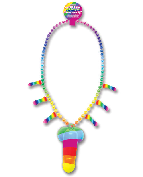 Rainbow Pecker Whistle Necklace - Bossy Pearl