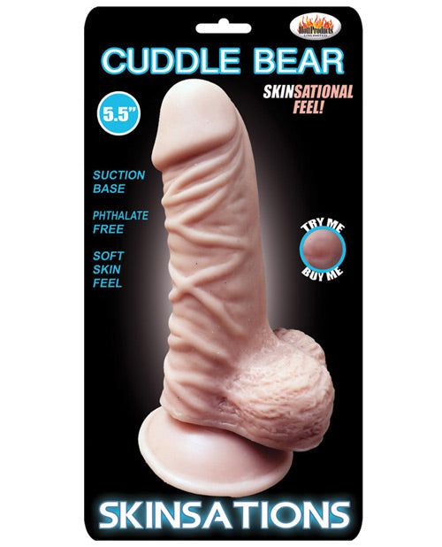 Skinsations Cuddle Bear 5.5" Dildo - Bossy Pearl
