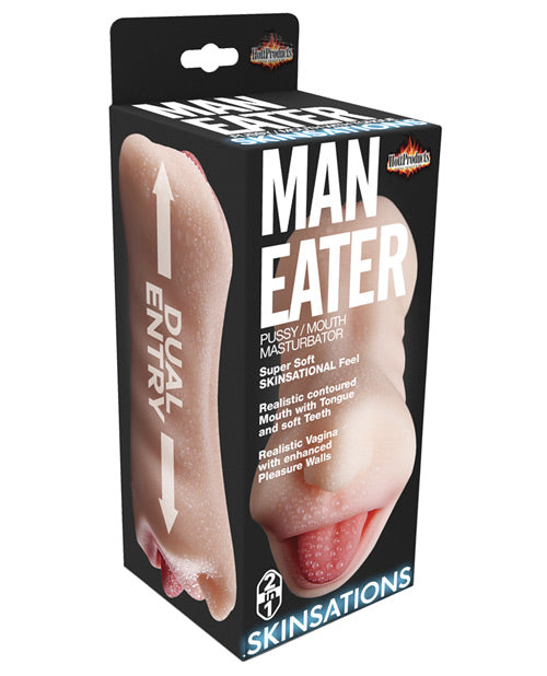 Skinsations Man Eater Pussy-mouth Masturbator - Bossy Pearl