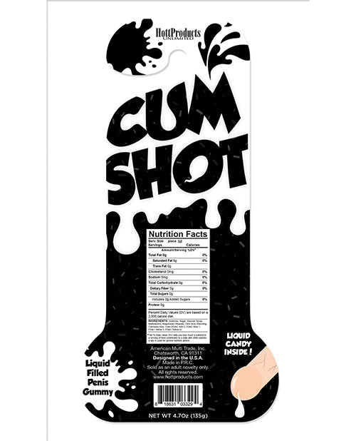 Cum Shots Liquid Filled Gummy Pecker - Bossy Pearl