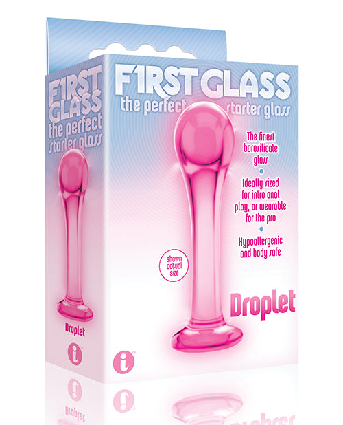 The 9's First Glass Droplet Anal & Pussy Stimulator - Bossy Pearl