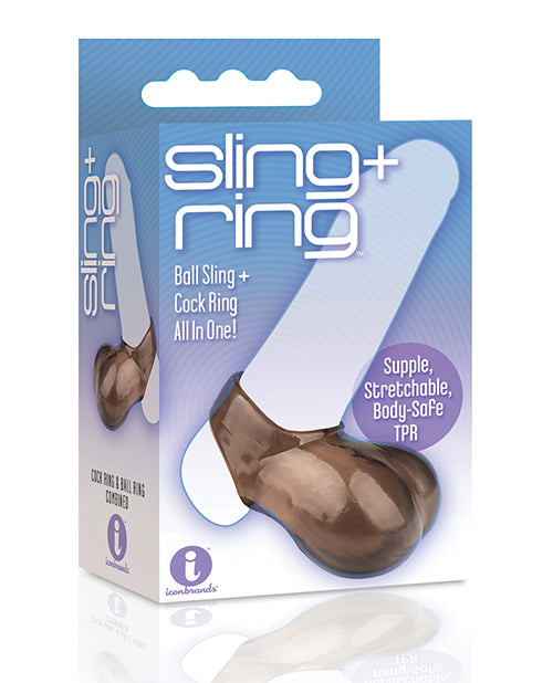 The 9's Ball Sling And Cock Ring - Bossy Pearl