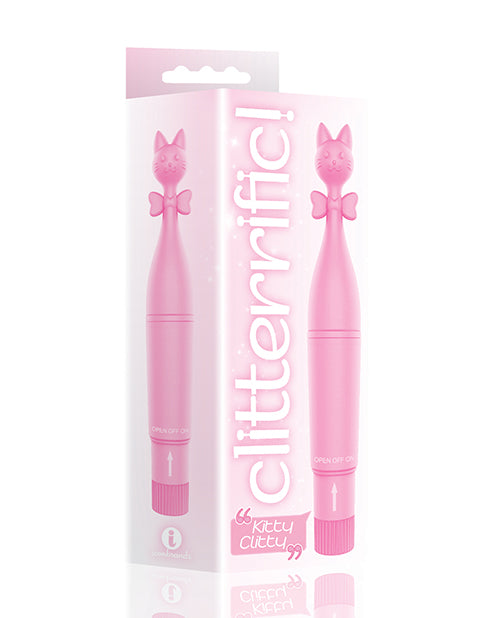 The 9's Clitterific! Kitty Clitty Clitoral Stimulator - Pink - Bossy Pearl