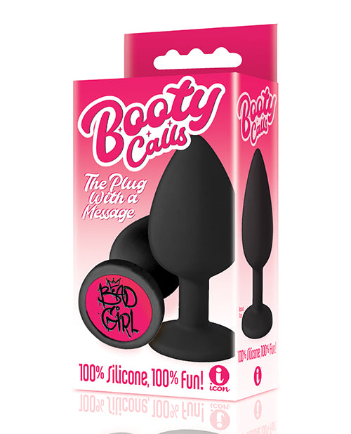 The 9's Booty Calls Bad Girl Plug - Black - Bossy Pearl