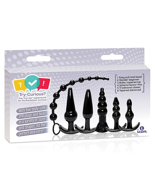 Try-curious Anal Plug Kit - Bossy Pearl