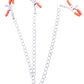 The 9's Orange Is The New Black Triple Your Pleasure Clamps & Chain - Bossy Pearl