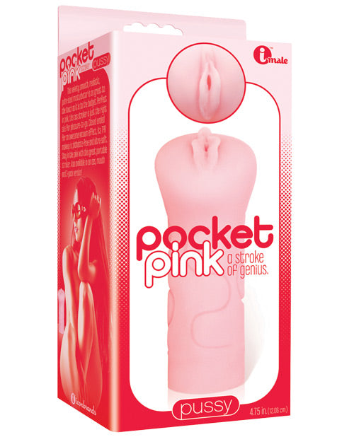 Icon Male Pocket Pink Mini Pussy Masturbator - Bossy Pearl