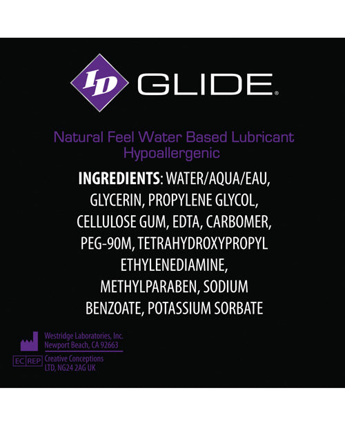 Id Glide Water Based Lubricant - Pump Bottle - Bossy Pearl