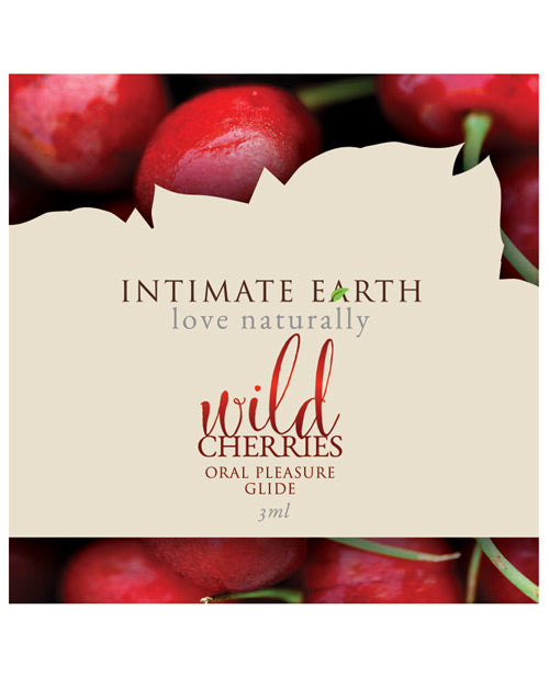 Intimate Earth Lubricant Foil - 3 Ml Wild Cherries - Bossy Pearl