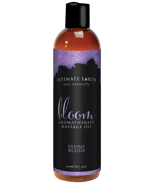 Intimate Earth Bloom Massage Oil - 120 Ml Peony Blush - Bossy Pearl