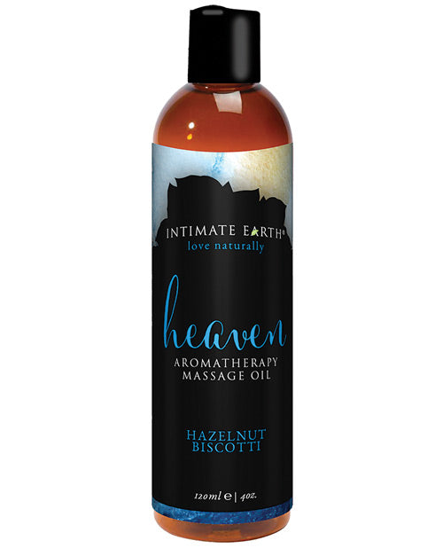 Intimate Earth Heaven Massage Oil - 120 Ml Hazelnut Biscotti - Bossy Pearl