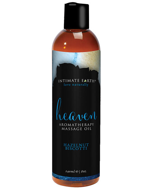 Intimate Earth Heaven Massage Oil - 240 Ml Hazelnut Biscotti - Bossy Pearl
