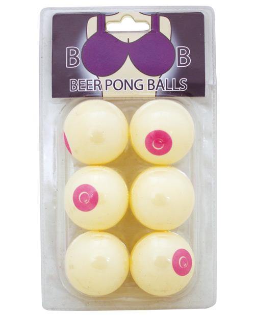 Boob Beer Pong Balls - Pack Of 6 - Bossy Pearl