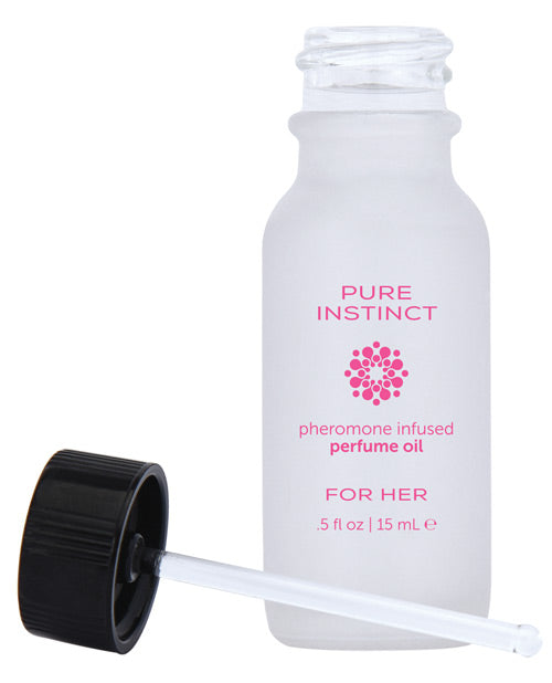 Pure Instinct Pheromone Perfume Oil For Her - .5 Oz. - Bossy Pearl