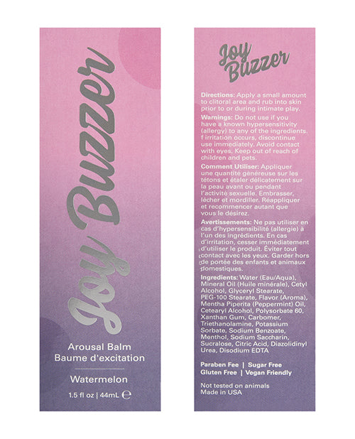 Joy Buzzer - 1.5 Oz Watermelon - Bossy Pearl
